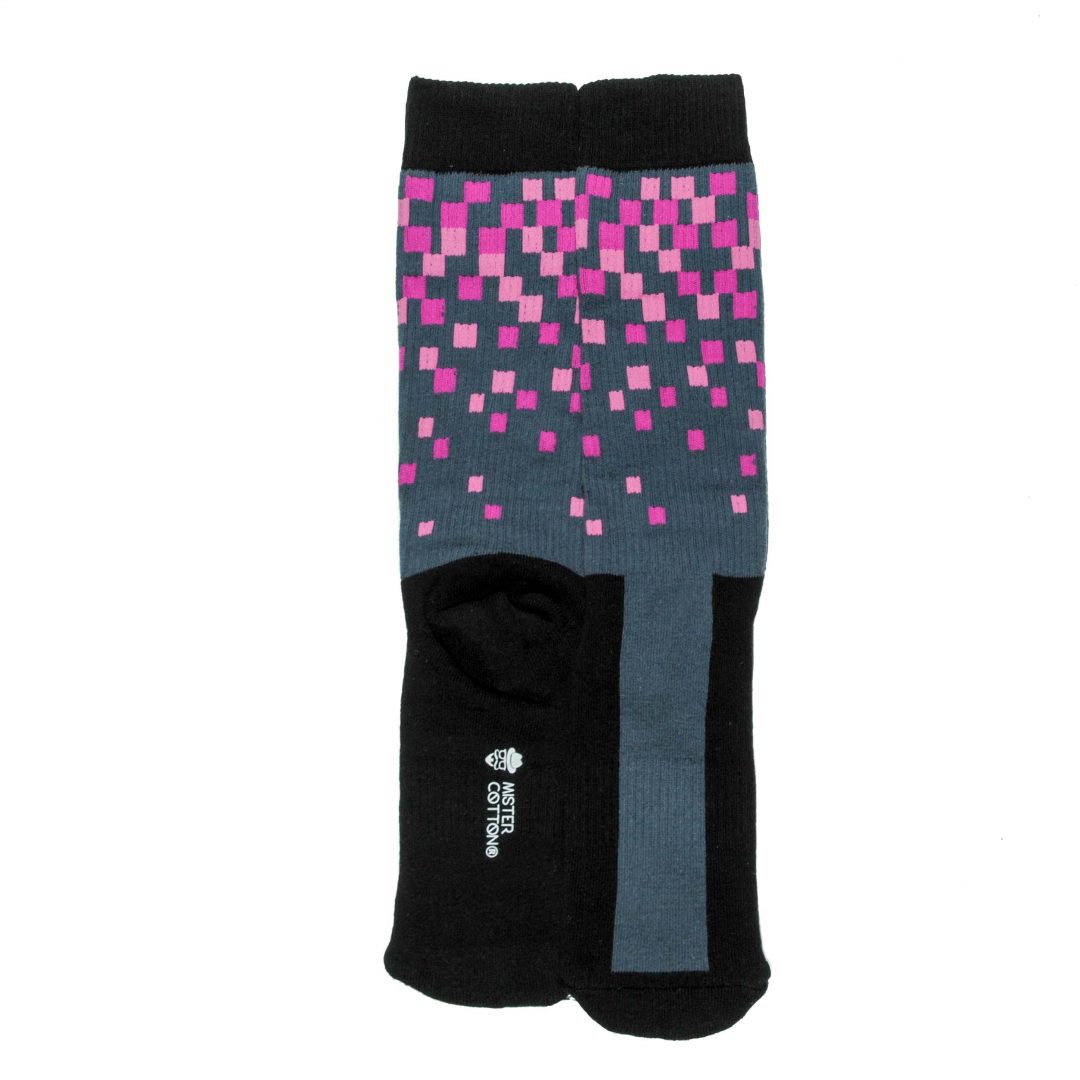 Mystic-pink-sport Medias deportivas originales de cuadros