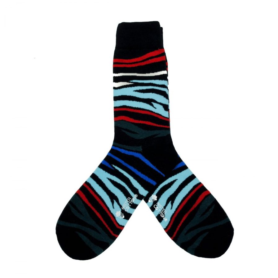 Trendy zebra sock